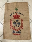 Organic Wild Forest Java Burlap Coffee Bean Bag/sack Decor Crafts Wall Art. Fixed Price $15.00.