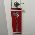 New England Patriots 3D Door Hanger Nfl Licensed Football Team Sport Drake Maye. Fixed Price $19.99.