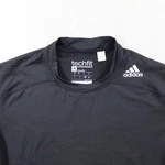 Adidas Techfit Compressin Shirt Mens Large Black Performance Gym Training. Fixed Price $15.99.