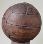 Retro Vintage Cowhide Distressed Leather Football, Old School Soccer Gift.. Fixed Price $109.00.