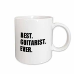 3DROSE Best Guitarist Ever - Fun Gift For Talented Players, Black Text Mu. Fixed Price $17.99.