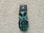 New Adidas Powerweb Football Receiver Gloves Adult Green Black. Fixed Price $13.50.