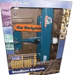 Ertl Team Nfl Goaline Classics Stadium Biplane Miami Dolphins Coin Bank. Fixed Price $40.00.