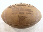 Wilson WTF1005 Nfhs Ncaa Afca Collegiate Leather Football Game *worn*. Fixed Price $39.95.