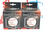 (2) Ultra Baseball Cube, Display Case Clear New Protection Holder. Fixed Price $14.94.