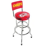 Nfl Team Logo Chair Adjustable Swivel Bar Stool High Back Seat Blitz Football. Fixed Price $131.74.