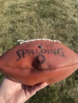 Read No Air Vintage Spalding Junior Faux Leather Football 8 Lace Usa Made. Fixed Price $7.70.