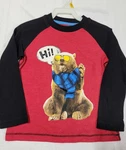 Arizona Boys 3T Cotton Polyester Long Sleeve Red Shirt Nwt. Fixed Price $14.00.