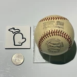 Unsigned 1970-73 Charles Feeney Spalding Onl National League Baseball EX5. Fixed Price $50.00.