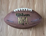 Wilson Model WTF1693 Pee Wee Football Nfl Touchdown Leather Brown. Fixed Price $25.00.