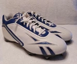 Reebok Men's Nfl Equipment Burner Speed Low Football Cleat White/dark Royal 12. Fixed Price $22.99.