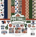 Echo Park Football Collection Kit 12X12 Papers Stickers Made Usa Scrapbooking. Fixed Price $14.43.