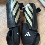 Adidas Soccer Shin Guards Kids Large Black And Gold Free Fast Ship!. Fixed Price $12.50.