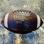 Wilson Gst Tdj Junior Size Age 9-12 Leather Football Game Prepped. Fixed Price $109.95.