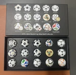 New Fifa World Cup Series Match Mini Soccer Balls (1970-2026) Gift Box Set. Fixed Price $69.99.