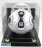 Deluxe Uv Protected Soccer Ball Display Case W/ Mirror. Fixed Price $45.95.