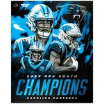 Carolina Panthers 2025 Nfc South Champions Nfl Poster. Fixed Price $25.98.
