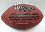 Official Wilson Super Bowl Xxvi Football Nfl Redskins Vs Bills January 26, 1992. Fixed Price $149.95.