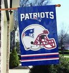 Nfl New England Patriots Premium Sided Banner Flag Applique Embroidered 44X28. Fixed Price $19.95.
