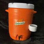 Gatorade Gallon Water Spout Cooler With Cup Holder Model 1610. Fixed Price $84.99.