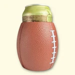 Bigmouth Football Can Cooler Holder Brown Pigskin Beer Koozie Tailgate. Fixed Price $11.99.