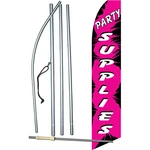 Party Supplies Flag With Pole And Spike. Fixed Price $67.15.