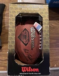 Wilson Nfl 75TH Anniversary Official Leather Football Game With Tag Usa. Fixed Price $60.00.