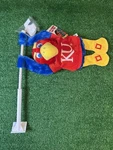 Ku Kansas Jayhawks 3D Plush Mascot Car Flag Bsi Wall Mount Included Licensed. Fixed Price $22.00.