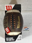 Wilson Gst Youth Tdy Official Leather Game Prepped Mudded Football WTF1320R. Fixed Price $140.00.