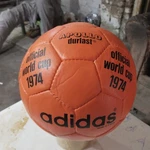 Adidas Telstar Durlast Football Fifa World Cup 1974 Germany Soccer Size 5. Fixed Price $47.00.
