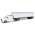 1/64 White Kenworth T660 Sleeper With Trailer Double Rear Doors 37032. Fixed Price $66.94.