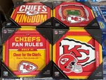 Kansas City Chiefs 4 Pack Of Fan Cave Wood Nfl 3D Wall Sign Kc Art. Fixed Price $44.99.