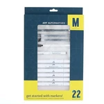 Alternatives Get Started 22-PIECE Marker Drawing Set, Multicolor. Fixed Price $18.00.