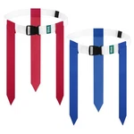 Football 14 Player White Set With 3 Flags Red Blue Sport. Fixed Price $43.44.