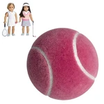 American Girl Tennis Ball & Golf Set Accessory Pink Flocked Doll Toy. Fixed Price $14.50.
