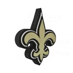New Nfl Orleans Saints 3D Fan Foam Logo Holding / Wall Sign 14.8" X 17.9". Fixed Price $33.70.