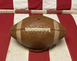 Vintage 1960S Wilson Leather Football W/laces Paul Hornung Packers Display. Fixed Price $78.32.