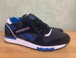 Size 10 - Reebok Lifestyle Gl 6000 V47346 Mens Black Trust Blue Sneaker Shoes. Fixed Price $49.99.