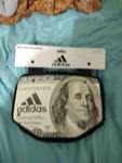 Adidas Football Impact Absorbent Plate, Benjamins Money Pattern. Fixed Price $17.29.
