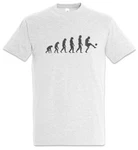 Football Evolution T-shirt Human Soccer Fun Player Training Sports Coach. Fixed Price $28.95.