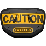Battle Sports Caution Chrome Protective Football Back Plate. Fixed Price $54.99.
