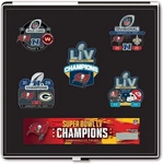 Tampa Bay Buccaneers Super Bowl Lv Champions Metal 5-PIN Set, Hat Lapel. Fixed Price $19.99.