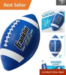 Franklin Sports Kids Junior Size Rubber Football Durable & All-weather, 1. Fixed Price $21.59.