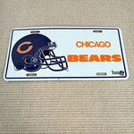 Chicago Bears Nfl Football Decorative License Plate Car Tag Helmet Logo Team Fan. Fixed Price $29.99.