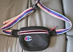 Vtg Champion Attribute Waist Bag Fanny Pack Dark Gray Logo. Fixed Price $15.08.