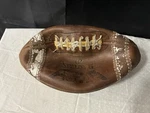 Spalding Alpha Leather Football College Game. Fixed Price $75.00.