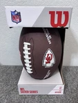 New Kansas City Chiefs Wilson Nfl Silver Series Official Full Size Football. Fixed Price $29.99.