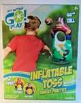 Super Sport Inflatable Toss By Toysmith Football Baseball Practice 44" Tall New. Fixed Price $19.55.
