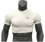 Adams Adult Xl Football 1/2 White Cutoff T-shirt Tee SW-117. Fixed Price $12.99.