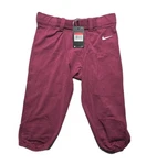 Nike Football Pants Maroon White Men's Size Large New 845930-612. Fixed Price $9.99.